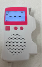 Load image into Gallery viewer, White Pink Digital LCD Display Probe Ultrasound Gel Fetal Doppler Not Tested
