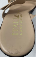 Load image into Gallery viewer, Italian Shoemakers Womens Rosy Tan Brown Wedge Heel Slip-On Slide Sandals Size 7