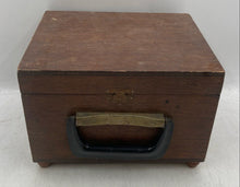 Load image into Gallery viewer, Vintage Brown Wooden Electric Shock Machine Electrotherapy Device Non Functional