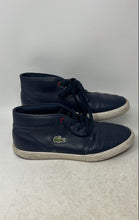 Load image into Gallery viewer, Lacoste Mens Asparta 118 1 P 7-35CAM0113092 Blue Leather Sneakers Shoes Size 8