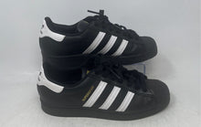 Load image into Gallery viewer, Adidas Mens Superstar Black White Leather Lace-Up Low Top Sneaker Shoes Size 7