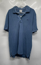 Load image into Gallery viewer, Lacoste Mens Blue Cotton Short Sleeve Collared Polo Shirt Size 6