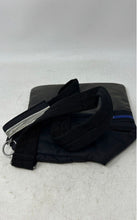 Load image into Gallery viewer, Nine West Mens Hi-Tech Black Adjustable Strap Zipper Crossover Crossbody Bag
