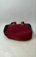 Load image into Gallery viewer, Bosisio Parini Womens Red Black Detachable Strap Inner Pockets Shoulder Tote Bag