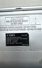 Load image into Gallery viewer, Coby CXC-450 Portable Cassette Player Recorder W/Built-In AM/FM Radio Not Tested