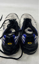Load image into Gallery viewer, Nike Boys Air Max Plus CD0609-104 White Black Blue Sneakers Shoes Size 6.5Y