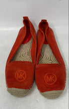 Load image into Gallery viewer, Michael Kors Womens Orange Leather Round Toe Espadrilles Flats Size 7M
