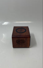 Load image into Gallery viewer, Tomax Mahogany Wood Crafted Cube Bluetooth Speaker & Wireless Charger Not Tested