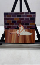 Load image into Gallery viewer, Qujroz Multicolor Bricks Ballet Dancer Canvas Wall Hanging Art Painting