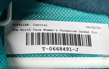 Load image into Gallery viewer, The North Face Womens Turquoise Long Sleeve Full-Zip Hooded Rain Jacket Size XS