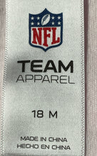 Load image into Gallery viewer, NFL Team Apparel Baby Girls White Miami Dolphins One-Piece Bodysuit Size 18M