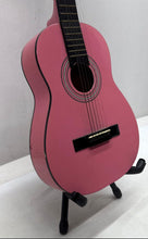 Load image into Gallery viewer, Main Street Kids Pink 6-Strings Beginners Classical Acoustic Guitar With Gig Bag