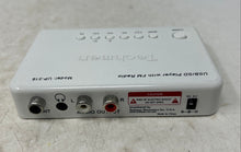 Load image into Gallery viewer, Techman Model UP-316 White Portable USB SD Player With FM Radio Not Tested