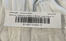 Load image into Gallery viewer, Jessica Simpson Womens White Sleeveless Button-Front A-Line Dress Size XL