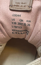 Load image into Gallery viewer, Coach Womens Citysole G5044 Pink Beige Lace-Up Low Top Sneaker Shoes Size 8.5B