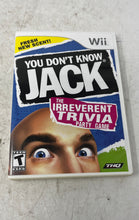 Load image into Gallery viewer, Nintendo Wii You Don't Know Jack Irreverent Trivia Party Video Game Not Tested