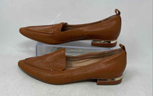 Load image into Gallery viewer, Franco Sarto Womens Cognac Brown Leather Slip-On Loafer Shoes Size 9 M