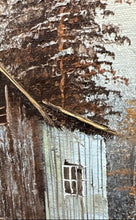 Load image into Gallery viewer, Oil Painting On Canvas Depicting A Water Mill Signed By The Artist Canfield