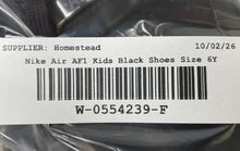 Load image into Gallery viewer, Nike Boys Lunar Force 1 706803-002 Black Leather Lace-Up Sneaker Shoes Size 6Y