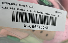 Load image into Gallery viewer, Nike Womens Air Force 1 Low Shadow Pink Beige Sneaker Shoes Size 7.5 No Laces