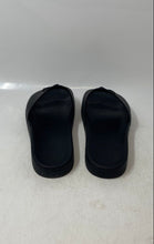 Load image into Gallery viewer, Psycho Bunny Mens Black Embossed Logo Open Toe Slip-On Slide Sandals Size 7
