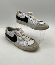 Load image into Gallery viewer, Nike Womens Blazer Low 77 DQ1470-101 White Leather Lace-Up Sneaker Shoes Size 7