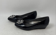 Load image into Gallery viewer, Adrienne Vittadini Womens Palm Beach Black Slip-On Wedge Pump Heels Size 6.5