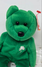 Load image into Gallery viewer, Set Of 2 Pieces Ty Green & Pink Beanie Baby Pig And Bear Plush Toys With Tags