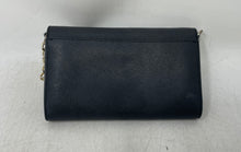 Load image into Gallery viewer, Michael Kors Womens Black Leather Card Holder Adjustable Strap Crossbody Purse
