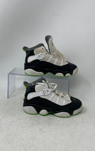 Load image into Gallery viewer, Nike Kids Air Jordan 6 Rings Black White Sneaker Shoes Size 10.5C No Laces