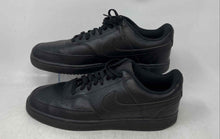 Load image into Gallery viewer, Nike Mens Court Vision Low CD5463-002 Black Leather Low Top Sneaker Shoes Sz 12