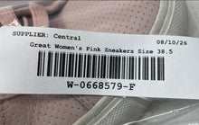 Load image into Gallery viewer, Greats Womens Brooklyn Pink Perforated Lace-Up Sneaker Shoes Size 38.5