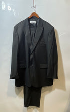 Load image into Gallery viewer, Stacy Adams Gold Mens Black Regular Fit Two-Piece Suit Pants Set Size 52L/47L