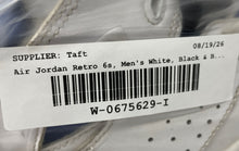 Load image into Gallery viewer, Nike Mens Jordan Flight Club 91 White Black & Blue Sneakers Shoes Sz 8