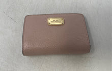Load image into Gallery viewer, Michael Kors Womens Pink Leather Credit Card Slots Bifold Wallet
