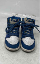 Load image into Gallery viewer, Nike Kids Air Jordan 1 Retro OG High White Blue Lace-Up Sneaker Shoes Size 8C