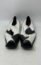 Load image into Gallery viewer, Fiesso Mens Black White Leather Slip-On Loafer Shoes Size EUR 45