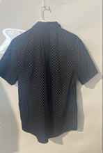 Load image into Gallery viewer, English Laundry Mens Black Collared Short Sleeve Button-Up Shirt Size Medium