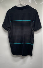 Load image into Gallery viewer, Hugo Boss Mens Black Striped Slim Fit Short Sleeve Golf Polo Shirt Size XL