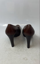 Load image into Gallery viewer, Stuart Weitzman Womens Brown Slip-On Block Platform Pump Heels Size 8.5