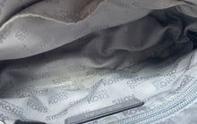 Load image into Gallery viewer, Michael Kors Womens Gray Saffiano Leather Adjustable Strap Dome Crossbody Bag