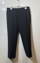 Load image into Gallery viewer, Hugo Boss Mens Black Flat Front Slash Pockets Straight Leg Dress Pants Size 38R