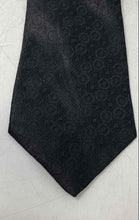 Load image into Gallery viewer, Pierre Cardin Mens Black Geometric Print Adjustable Long Designer Tie