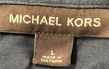 Load image into Gallery viewer, Michael Kors Mens Blue Cotton Short Sleeve Collared Golf Polo Shirt Size L