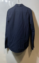 Load image into Gallery viewer, Tommy Hilfiger Mens Dark Blue Slim Fit Long Sleeve Button-Up Shirt Size M