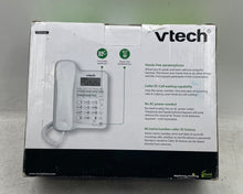 Load image into Gallery viewer, VTech Model CD1153 White Corded Speaker Telephone With Box Not Tested