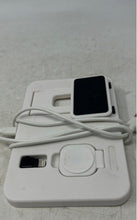 Load image into Gallery viewer, White Portable Slim 3-In-1 Wireless Multi-Device Charging Station Not Tested