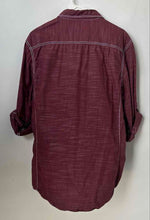 Load image into Gallery viewer, INC International Concepts Mens Red Cotton Long Sleeve Button-Up Shirt Size L