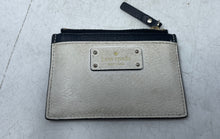 Load image into Gallery viewer, Kate Spade New York Womens Adi Grove Street Black Cream Leather Card Case Wallet