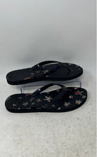 Load image into Gallery viewer, Coach Womens Black Printed Slip-On Flip-Flop Sandals Size 8